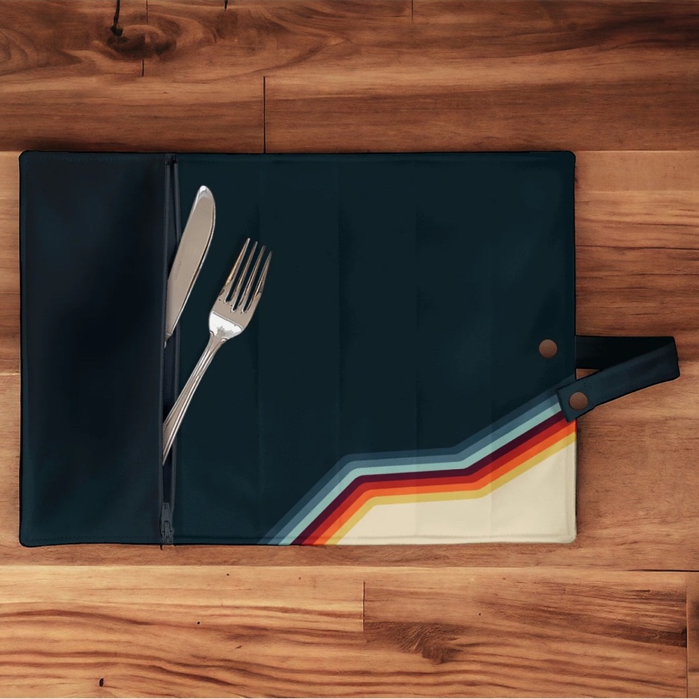 Rollable placemat for school/ workplace/ picniks